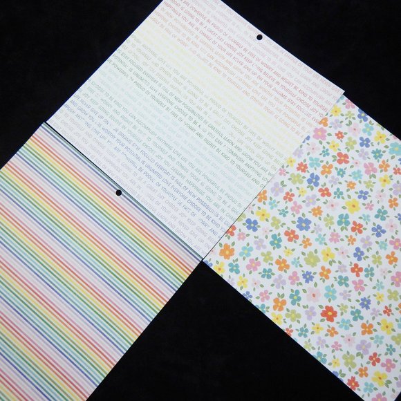 12x12 Scrapbook Paper 24 Cardstock Pride Rainbow LGBT Happy Day Hearts Flag June - Picture 3 of 10